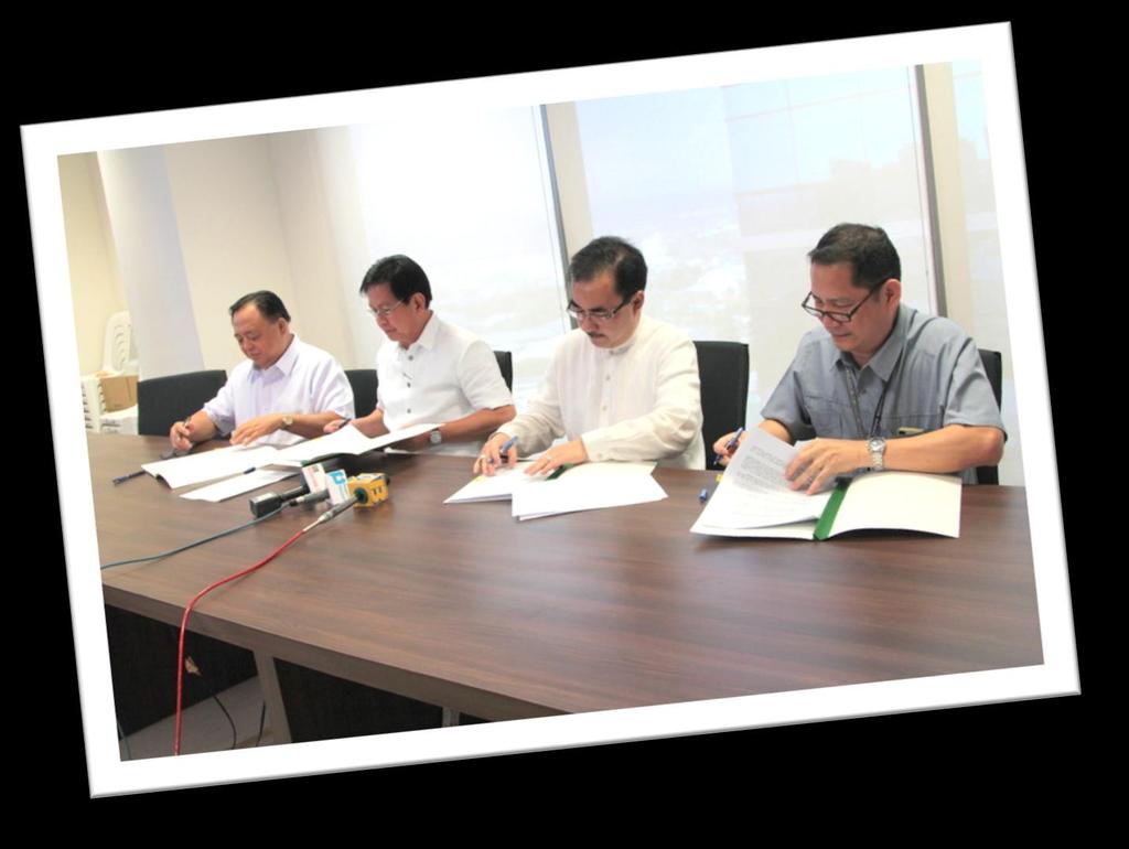 On June 17, 2014 OPARR signed an MOA with the National