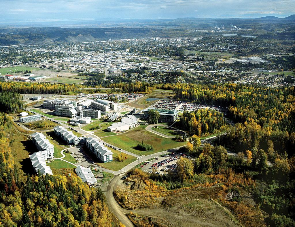 Prince George, British Columbia, with a population of 74,003, is the largest city in the region of nearly 320,000 people that it serves. Prince George averaged 2.