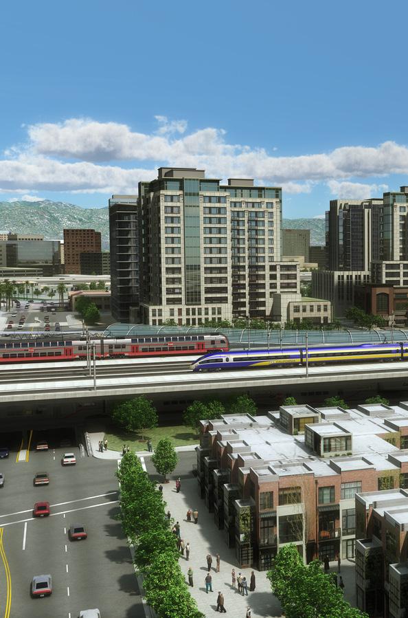 UCLA Law \ Berkeley Law 5 The State Legislature, with the High Speed Rail Authority, should create an infrastructure finance bank to support projects connected to high speed rail station areas.