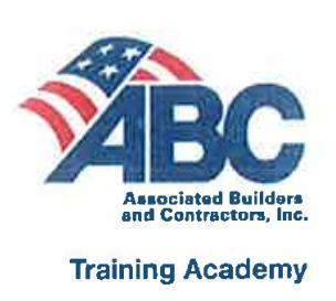 Associated Builders and Contractors Training Academy (ABC Training Academy) 2017-2018 Catalog Main Campus: Phone: 661-392-8729 Fax: