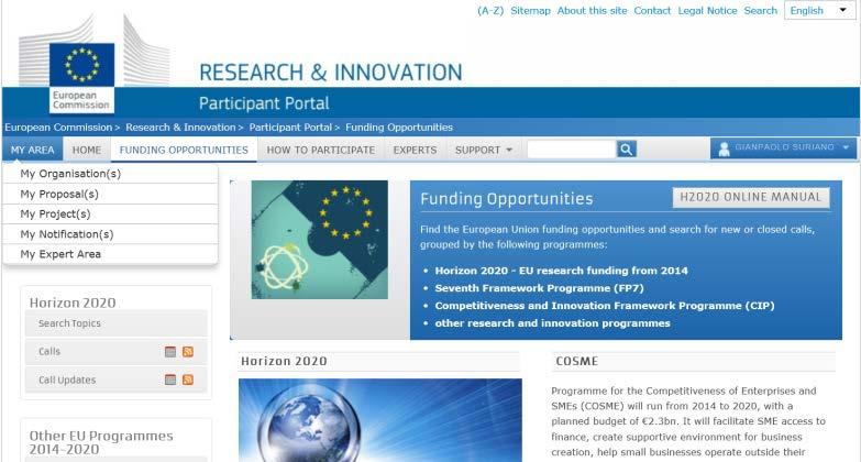 Submission of Proposal Check the H2020 Online Manual an overview of all steps you need to know for the electronic management of proposals or