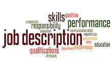 Include for Each Role a role description pre-requisites for the role locations of