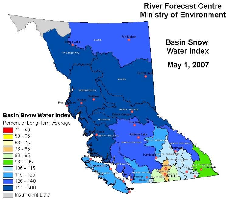 Early Freshet Warnings Early snowpack projections warnings taken seriously EOC holds initial planning meetings Joint