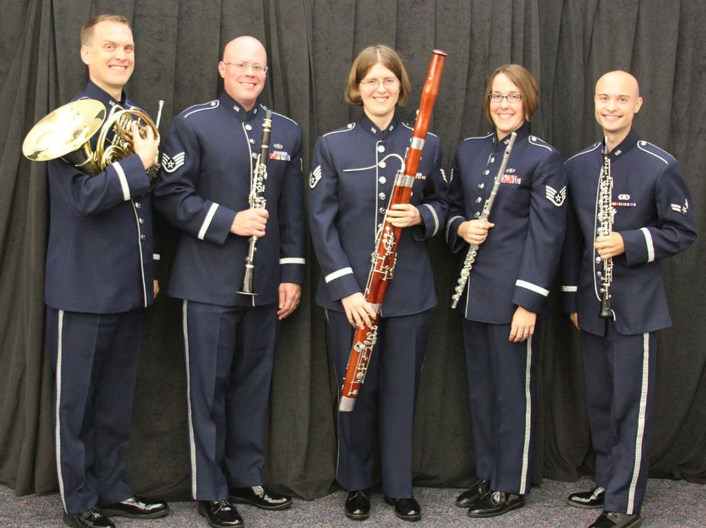 A NOTE TO OUR SPONSORS Thank you for partnering with us to bring the United States Air Force Band of Mid-America s Midwest Winds to your community.