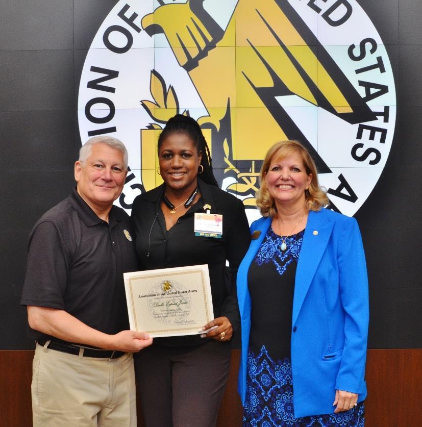Dee Jones attended President s Training in August as she prepares to take the reins next July.