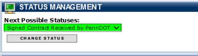 Click on the link where it says, Local Grant Contract Sent to Municipality. To view the grant, click on Grant Agreement w/ Attachments on the right side of the screen.