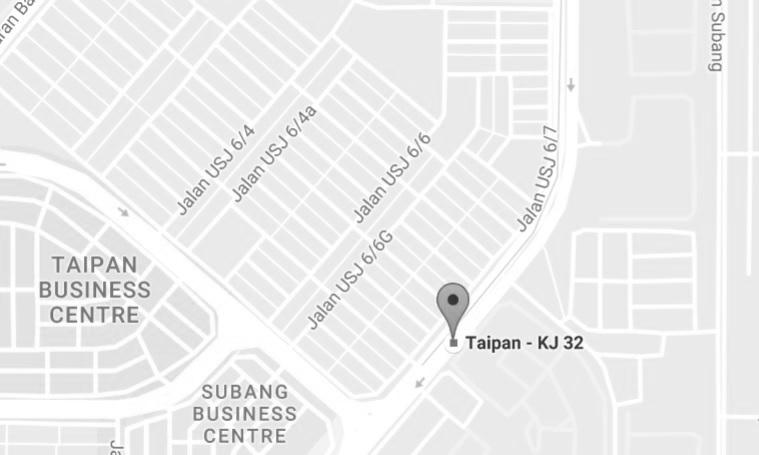 USJ Station 2 Taipan Taipan Station is located at Jalan USJ 6/7 near Taipan Business Centre.
