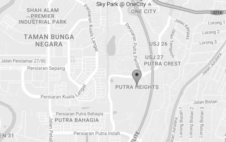 the main landmarks in Putra Heights are Bukit Cermin, Putra Point Commercial Centre and Giant Putra Heights. Putra Heights is located ~28km from KLCC.