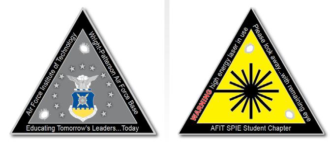 Figure 4: AFIT SPIE student chapter coin. Future Activities Several future activities are in the works.