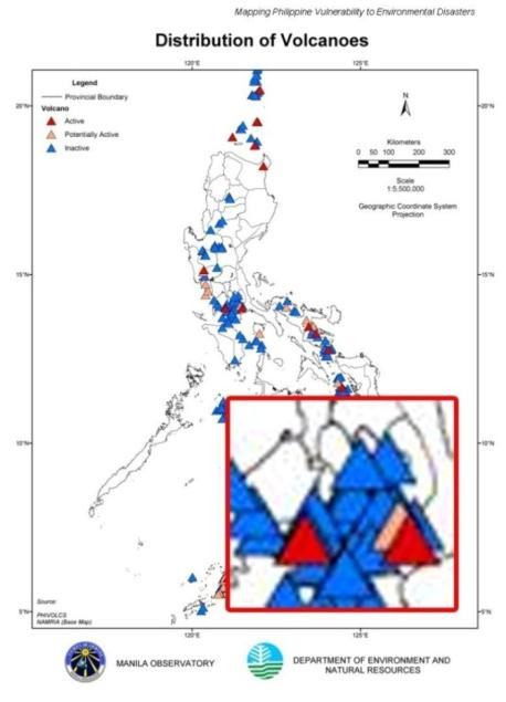 Figure 9 shows the physical map of Laguna. From the map it can be seen that the municipalities adjacent to Laguna de Bay have low elevation, making them susceptible to floods.