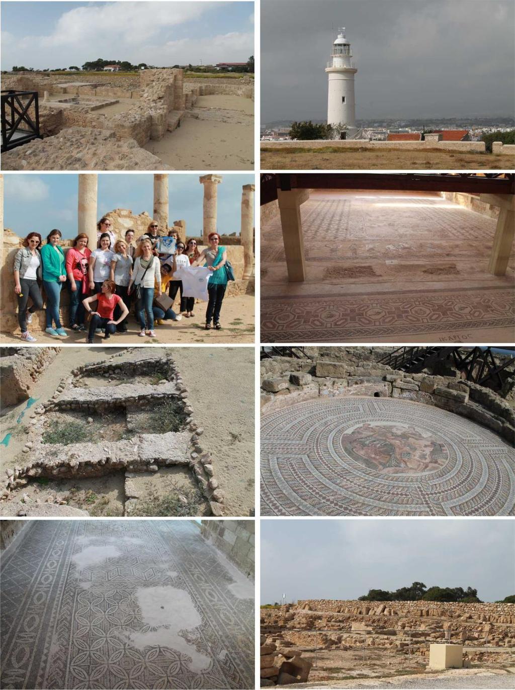 The Paphos archeological site UNESCO Heritage The mosaics and ruins