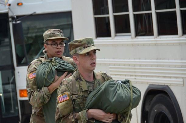 However, keep in mind Soldiers only in process Monday through Friday, so if they arrive later in the week it will carry over to the following week.