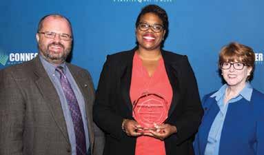 COMMUTER CONNECTIONS HONORS OUTSTANDING COMMUTER-FRIENDLY EMPLOYERS Continued from front American Pharmacists Association (APhA), offers an employee commuter benefits program to encourage the use of