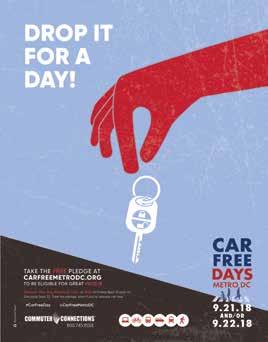 Employees are encouraged to go car free to and from work, as well as for trips outside of their daily commute. park, or sharing a ride to work; or avoid travel by shopping online or working from home.