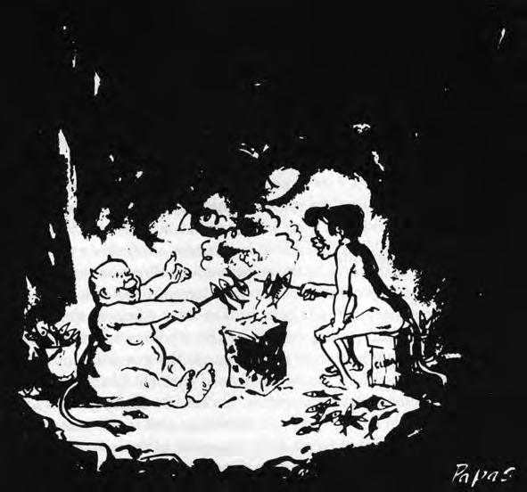 10 SOURCE G A cartoon published at the time of the Cuban Missile Crisis. It predicts that Kennedy and Khrushchev will end up in hell after destroying the world.
