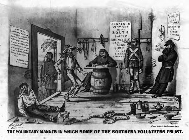 3 SOURCE C A cartoon published in the North in 1861 showing the South s efforts