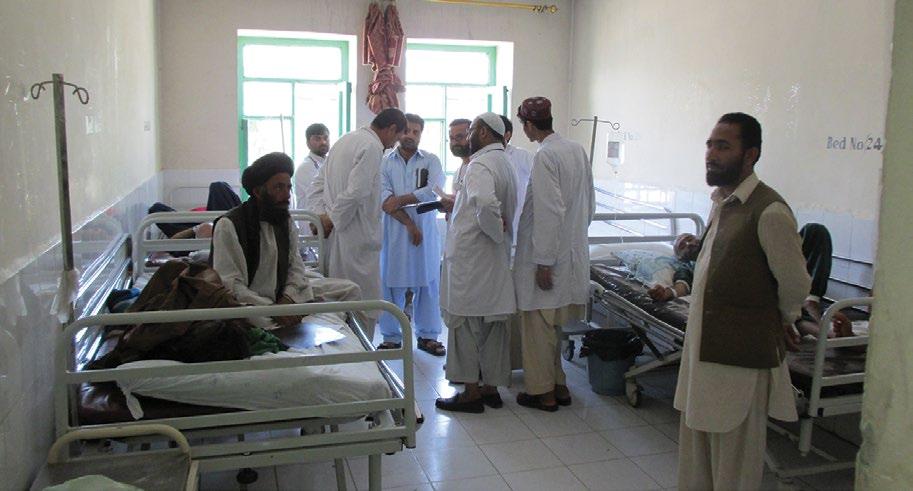 engagements with district and provincial Afghan health officials that found unmet health needs in Uruzgan.