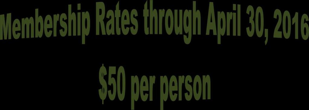 New Rates - May 1, 2016 2016-2017 Agency Membership Structure The membership structure for this current year is based on individual membership.