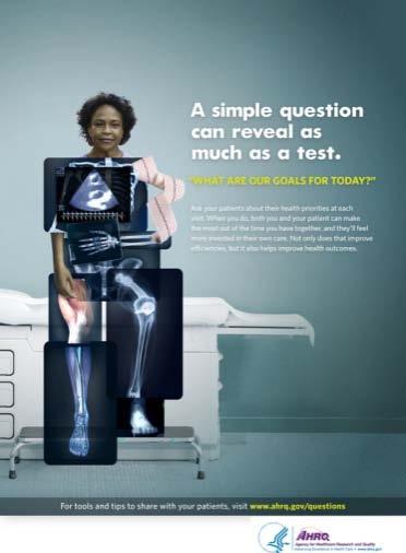 Questions are the Answer: 2011 New ads running this fall in medical journals, including NEJM, JAMA, American Family Physician, Annals of Internal Medicine, Journal of the American Academy of