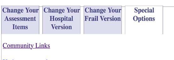 NEW CUSTOM OPTION PROVIDE PATIENTS LINKS TO RESOURCES IN YOUR SERVICE AREA FOR