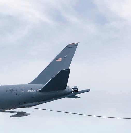 Finally, the KC-46 is required to be able to both give and receive fuel, so there will be yet another test with a heavy, Johnson said. After dry hookups, later tests will transfer fuel.
