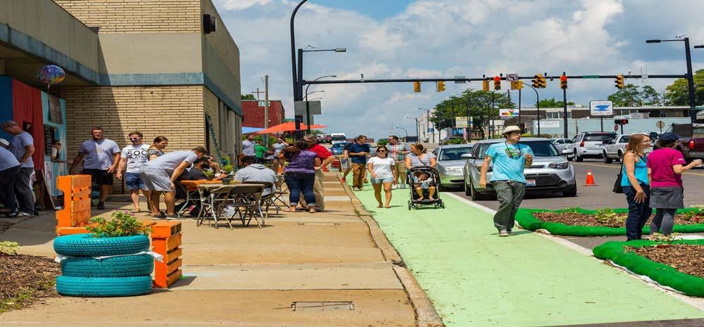 Short-Term Action for Long-Term Change Tactical Urbanism characteristics: 1) Flexible 2) Low-cost 3) Low-risk 4) Meet New People 5) Temporary 6) Local