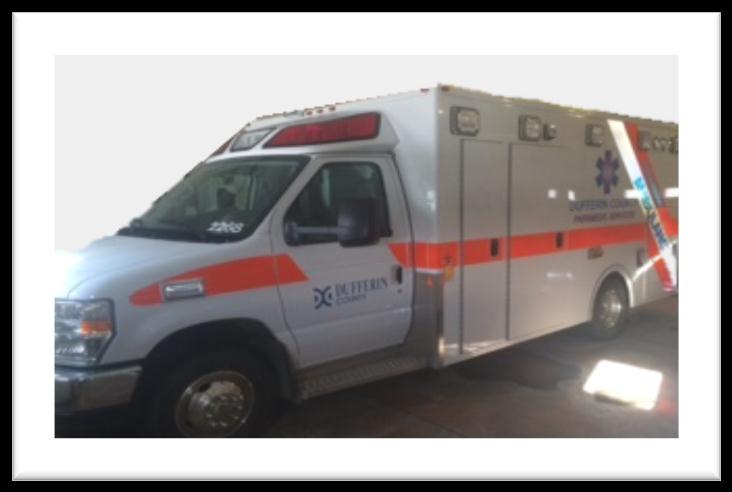 Dufferin County Paramedic Service responds to 911 calls for medical requests on a 24/7 basis.