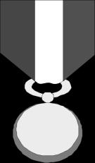 American Legion General Military Excellence Award. This award consists of a bronze medal accompanied by a ribbon with a distinctive miniature attachment depicting a torch.