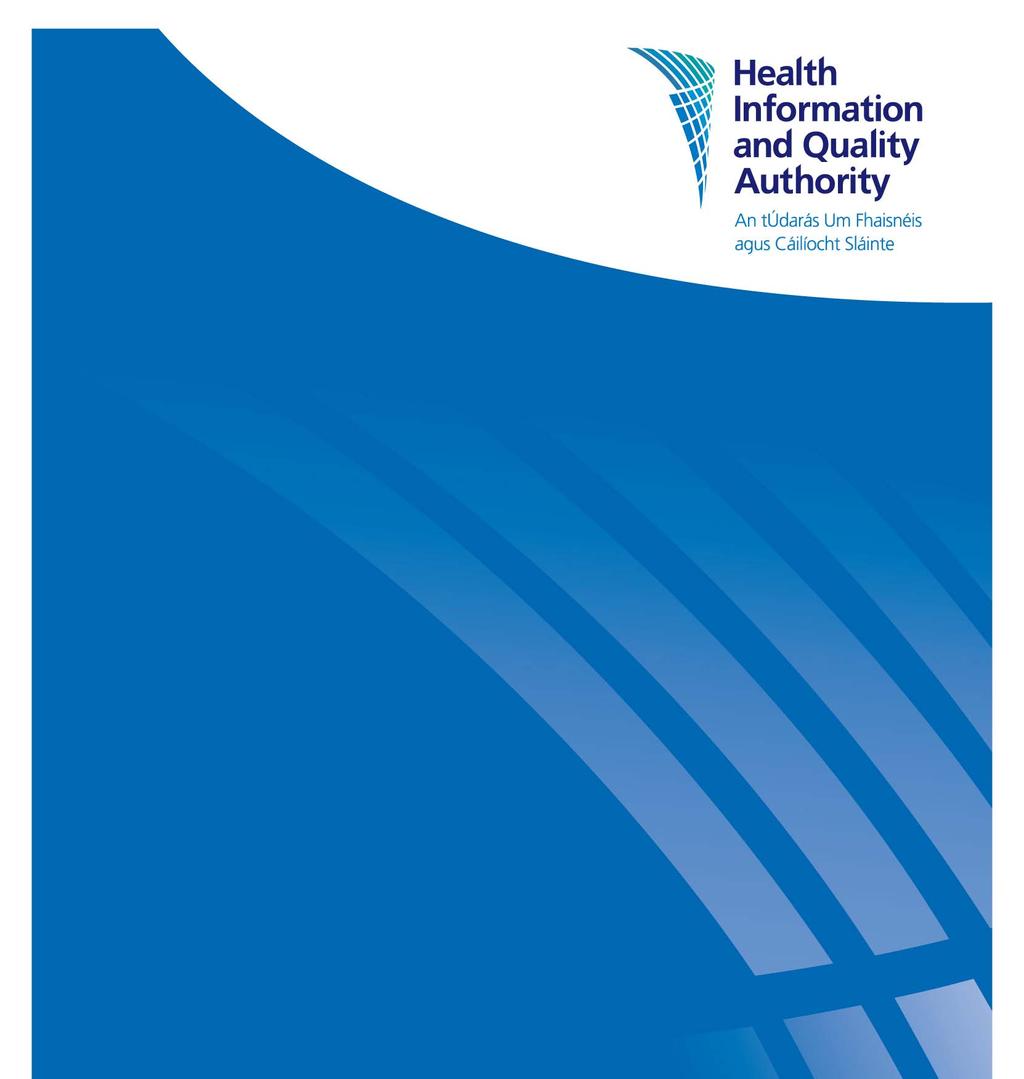 Overview of inspections in public acute hospitals against the National Standards for the