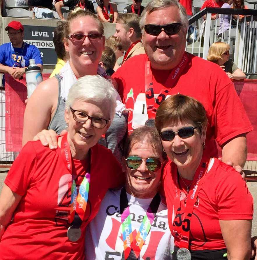 SUCCESS STORIES ARBI (Association for the Rehabilitation of the Brain Injured) On Sunday May 27, 16 courageous athletes came together to walk, run and wheel in the Scotiabank Calgary Marathon in