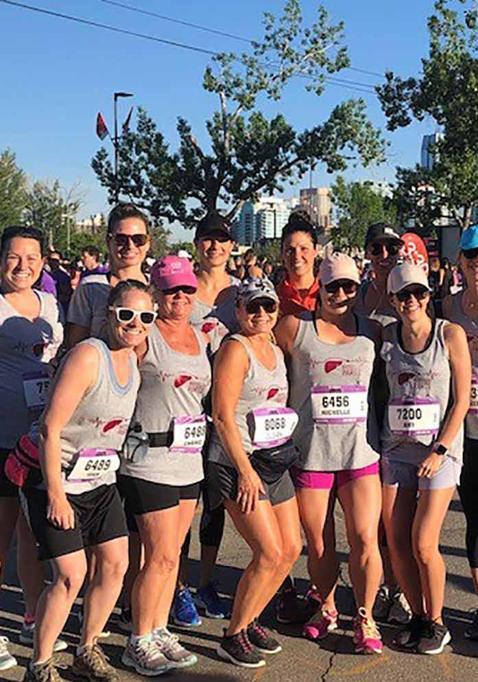 SUCCESS STORIES CANADIAN LIVER FOUNDATION The 2018 Calgary Marathon was a tremendous success for the Canadian Liver Foundation, thanks in large part to our tireless ambassador, Amy Montgomery.