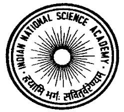INDIAN NATIONAL SCIENCE ACADEMY Bahadur Shah Zafar Marg, New Delhi 110 002 INSA TEACHERS AWARD 2018 CALL FOR NOMINATIONS The Academy has instituted the INSA Teachers Award to recognize and value