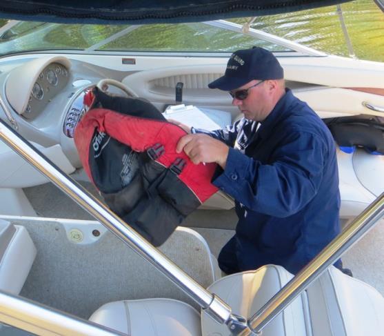 Scott was able to get qualified for both Program Visitor and Vessel Examiner.