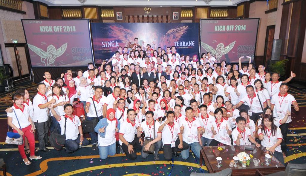 business development, leadership and motivation. Attended by more than 1000 enthusiastic agents and staff, the Moment of the agency kick-off event. event was opened by Mr.