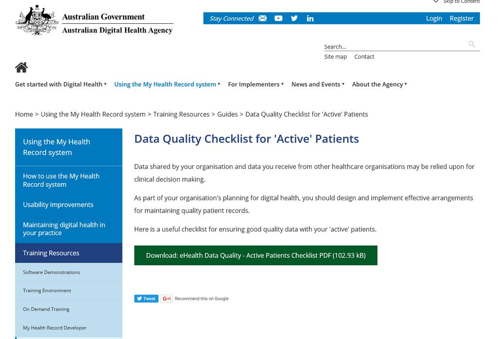 Download the Data Quality Checklist