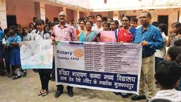 Rotary clubs also organized essay writing