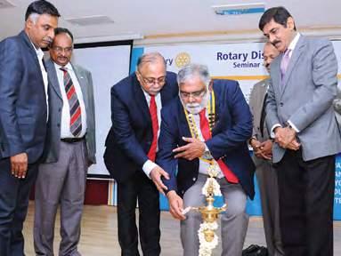 Rotary District 3201 WASH in Schools Seminar at Coimbatore Rotary District 3201, under the leadership of District Governor Vinod Kutty, organized a WASH in Schools Seminar hosted by Rotary club of