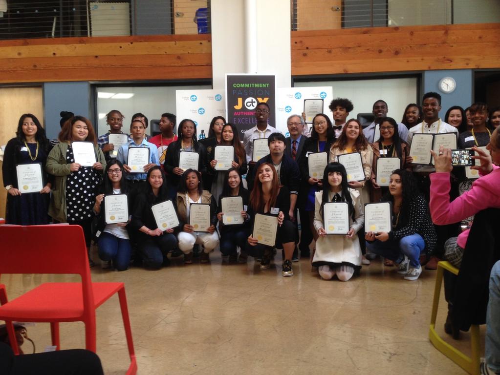 This year, the mayor awarded a total of 46 scholarships (all $1,000).