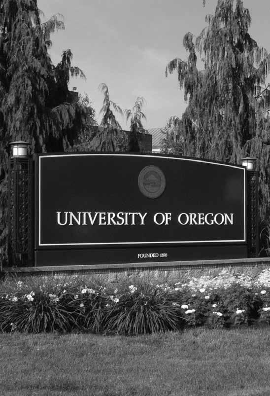 36 The University of Oregon is an equal-opportunity, affirmative-action