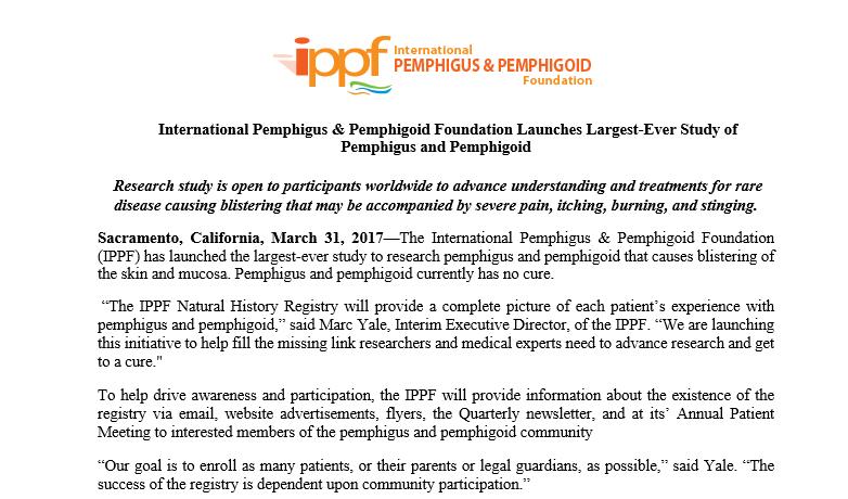 The IPPF Press Release