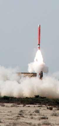 The first flight test of the Brahmos, jointly developed by India and Russia, took place in June 2001.