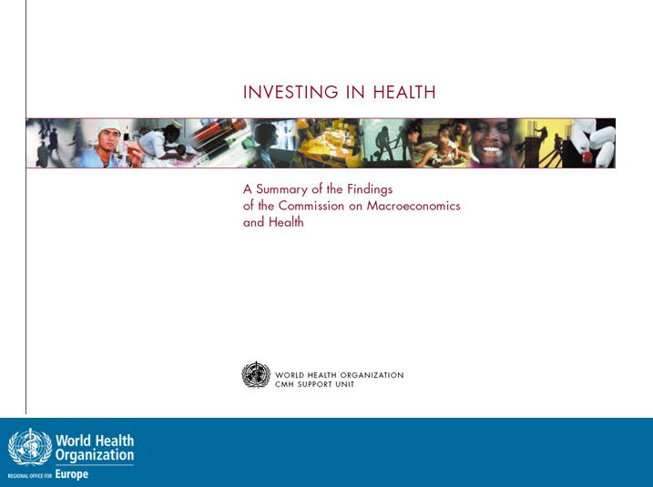 Health and wealth (slide 11) How can we maximize the positive impact of health improvement on human societies and development?