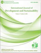 International Journal of Development and Sustainability Online ISSN: 21868662 www.isdsnet.