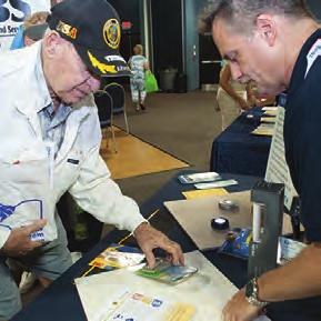 The District also supports trauma-prevention programs, such as participating in Falls Awareness events (photo right) and vehicle