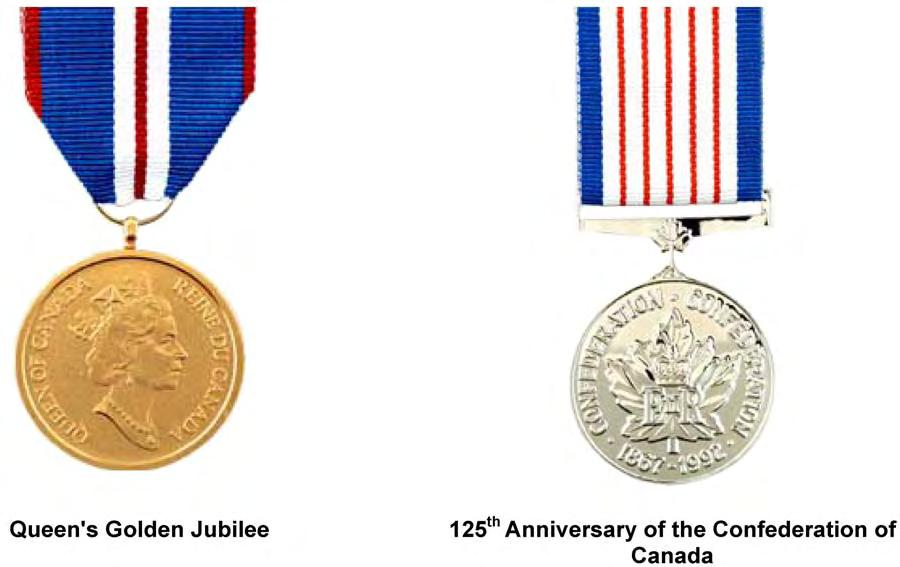 Commemorative Medals Station #6 A-CR-CCP-804/PF-001 Attachment F to EO C420.