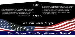 The Viet Nam Traveling Memorial Wall 2015 American Legion Post #639 is hosting The Vietnam Traveling Memorial Wall.