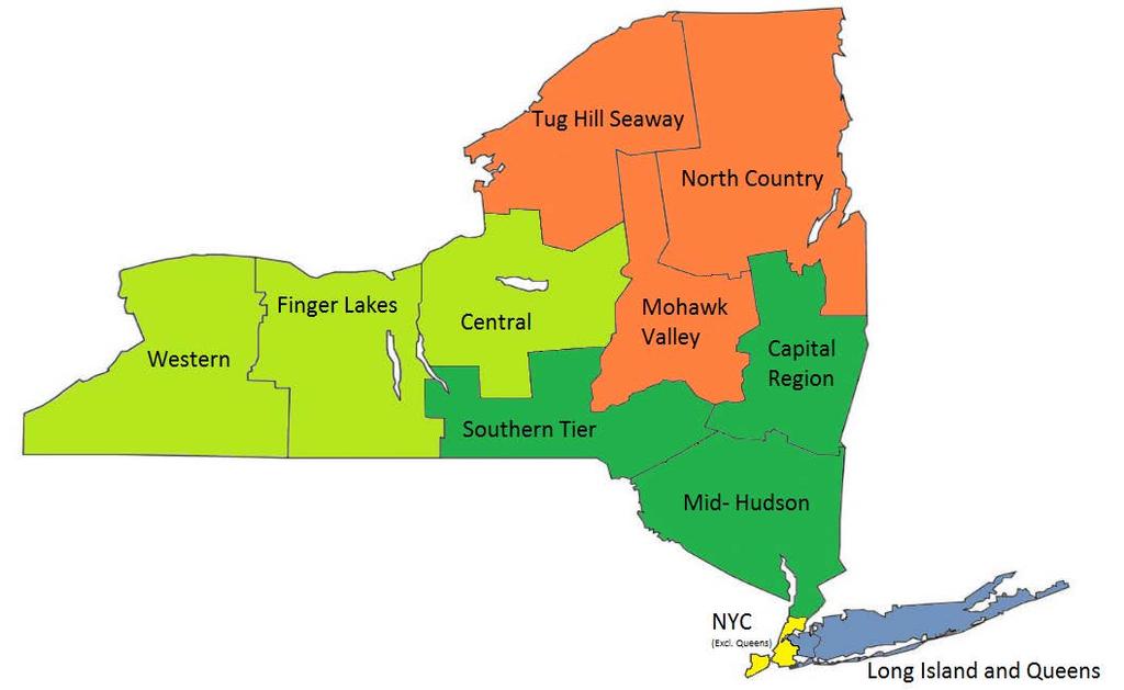 8 VBP Bootcamp Regions Region 1: Capital Region, Southern Tier, Mid-Hudson Region 2: Mohawk Valley, North Country, Tug Hill