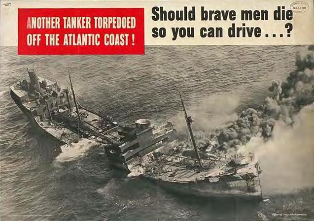 national story U-Boats operated all along the Atlantic coast