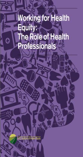 The Role of Health Professionals Report and leading programme with 19 Royal Colleges, the British Medical