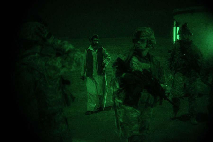 Soldiers assigned to Bravo Co., TF Gladius, 82nd Airborne Div.